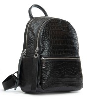 Женский кожаный рюкзак ALEX RAI 95518-9 black