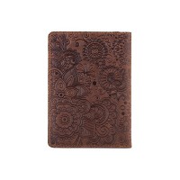 Обложка-органайзер для документов из кожи HiArt Mehendi Art AD-01-S19-1235-T005