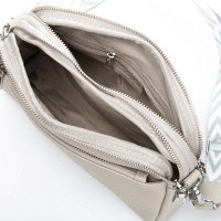 Женская кожаная сумка ALEX RAI 8960 beige