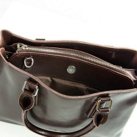 Женская кожаная сумка ALEX RAI 8772 brown