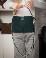Женская замшевая сумка ALEX RAI 99119 green