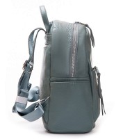 Женская кожаный рюкзак ALEX RAI 8635-9 l-green