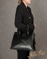 Женская кожаная сумка ALEX RAI 3234 black