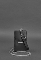 Набор женских кожаных сумок BlankNote  Mini поясная/ кроссбоди черные - BN-BAG-38-G