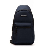 Мужская тканевая сумка-слинг Lanpad 3073 blue