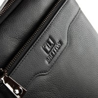 Мужская кожаная сумка через плечо BRETTON 4016-5 black