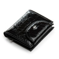 Женский лаковый кожаный кошелек PE DR. BOND PEW44-1 black