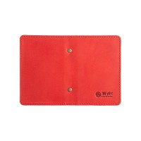 Обложка для документов из кожи HiArt AD-03 Red Berry