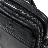 Мужская кожаная сумка через плечо BRETTON 407-41 black