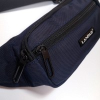 Мужская сумка на пояс Lanpad 37012 blue
