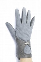 Женские комбинированные перчатки Shust Gloves серые 794s1 S