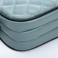 Женский молодежный кожаный клатч ALEX RAI 17001 blue
