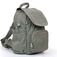 Женский тканевый рюкзак Jielshi 9381 d.green