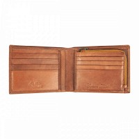 Кожаный мужской кошелек Ridgeback JBNC39MN Tan (Рыжий)