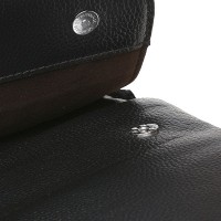 Мужская чёрная кожаная сумка Keizer K17012-black