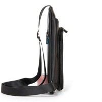 Мужская кожаная сумка слинг BRETTON 9186-68 black