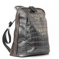 Женский кожаный рюкзак ALEX RAI 8628 gray