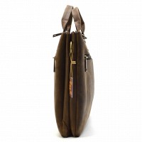 Мужской кожаный коричневый портфель TARWA RC-5729-4sa