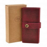 Женское кожаное портмоне ручной работы BlankNote 3.0 виноград