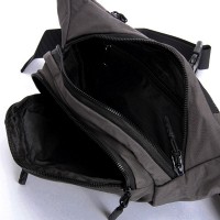 Мужская сумка на пояс Lanpad 61057 grey