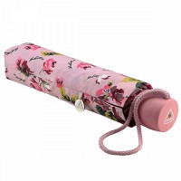 Зонт женский механический Fulton L354-041161 Minilite-2 Pink Floral (Розовые цветы)