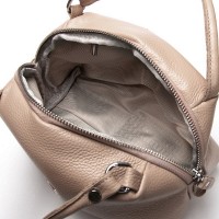 Женский молодежный кожаный клатч ALEX RAI F-5504 beige