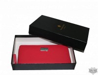 Женский кожаный кошелек цвета фуксии CROSS AC248340B-7