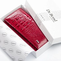 Женский лаковый кожаный кошелек PE DR. BOND PEW1-V-2 red