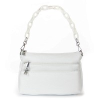 Женская кожаная сумка ALEX RAI 3011 white