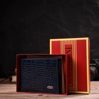 Мужской кожаный кошелек  CANPELLINI 21861 