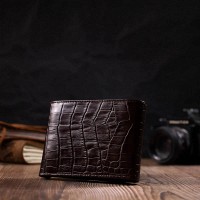 Кожаный мужской турецкий кошелек BOND 21990