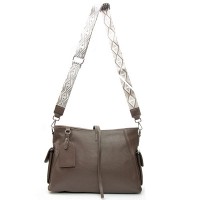 Женская кожаная сумка классическая ALEX RAI 91008-9 khaki