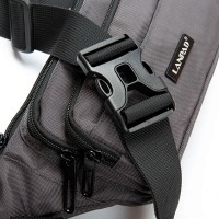 Мужская сумка на пояс Lanpad 6041 gray