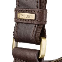 Сумка мужская кожаная Visconti ML40 Riley (Brown)