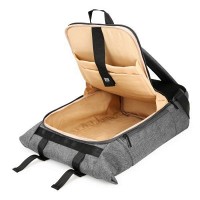 Мужской рюкзак для ноутбука 15.6” BAGSMART серый (BM0140006A008)