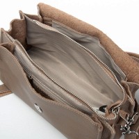 Женская кожаная сумка ALEX RAI 99129 khaki