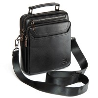 Мужская кожаная сумка через плечо BRETTON 445-4 black
