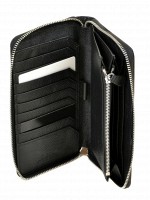 Мужской кожаный черный кошелек Classik dr.Bond MS-11 black