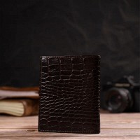 Мужской кожаный кошелек  CANPELLINI 21871 