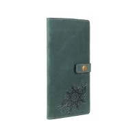 Тревел-кейс из кожи Hi Art TC-01 Mehendi Classic зеленый