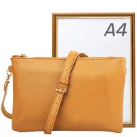 Женская сумка-клатч из кожзама AMELIE GALANTI A991705-yellow