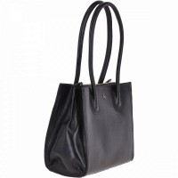 Женская кожаная сумка Ashwood V26 Black (Черный)