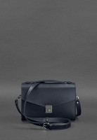Женская кожаная сумка-кроссбоди Lola  BlankNote темно-синяя BN-BAG-35-NAVY-BLUE