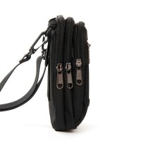 Мужская тканевая сумка через плечо Lanpad 6195 black
