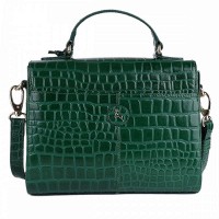 Женская кожаная сумка Ashwood C55 Green (Зеленый)