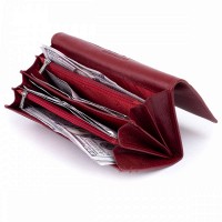 Женский кожаный кошелек ST Leather 19244 Бордовый