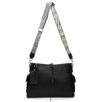 Женская кожаная сумка классическая ALEX RAI 91008-9 black