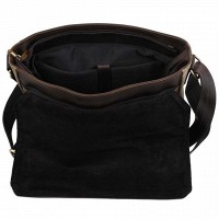 Мужская сумка через плечо из кожи и ткани TARWA RCh-7022-3md