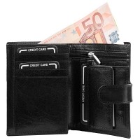 Кошелек мужской кожаный PA DNKPW013L-BTU-black