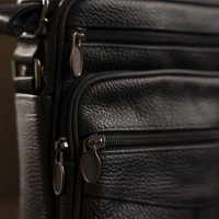 Мужская кожаная сумка через плечо Vintage 20203 